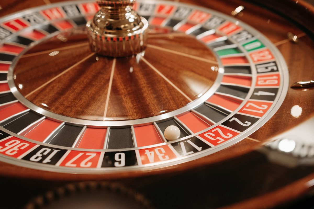 A roulette wheel in the Signal Room