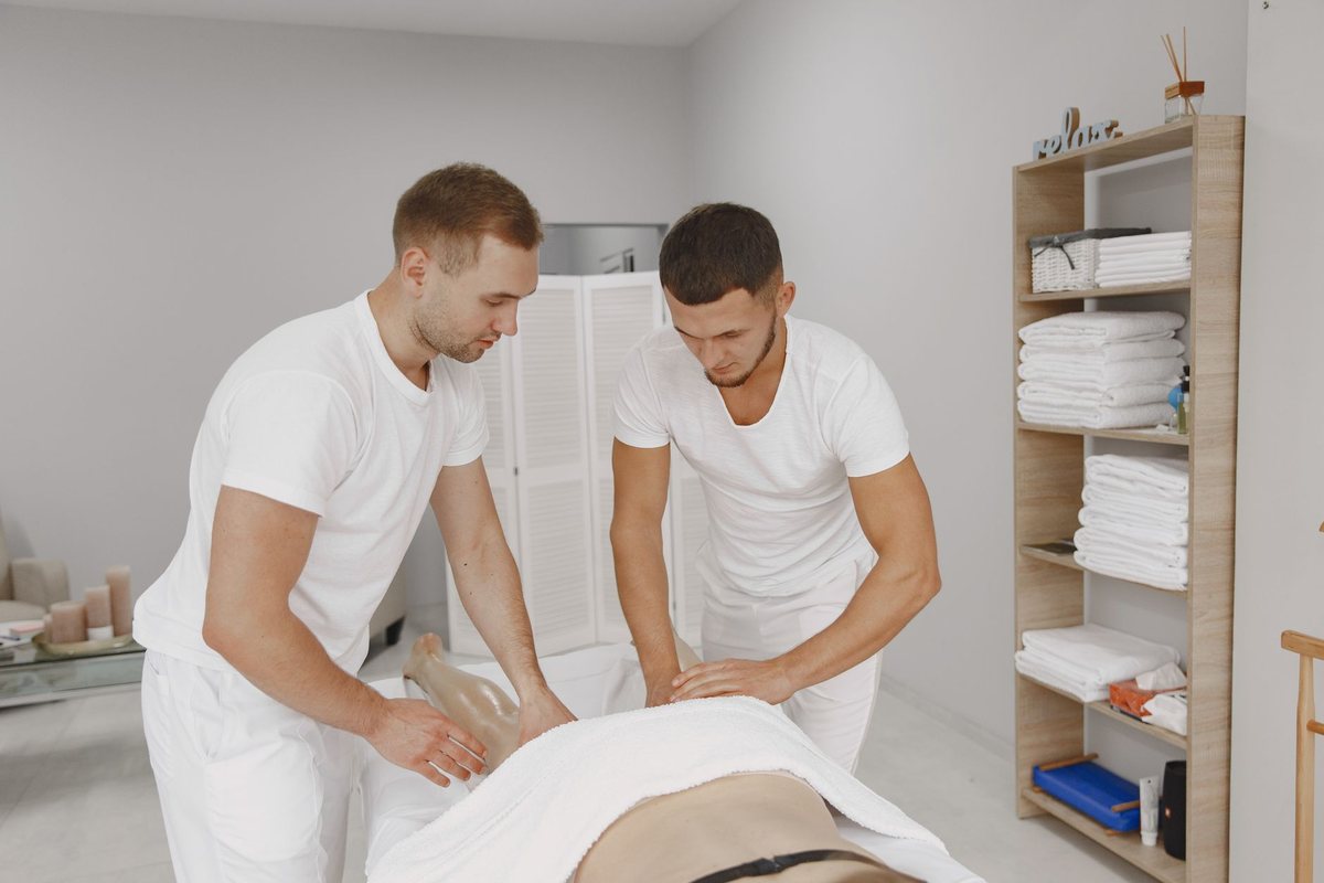 A treatment room at the Aramoana Spa